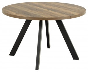 Masa dining extensibila din metal negru 120 (210) cm Zalida Quiet Object