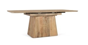 Masa dining extensibila maro din lemn 100x150(200) cm Venice Giner y Colomer