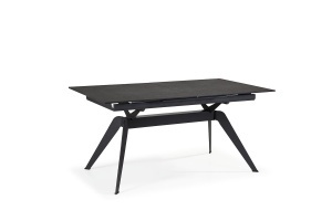 Masa dining extensibila neagra din ceramica 90x160(220) cm Lula The Home Collection