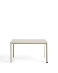 Masa dining exterior bej din piatra 80x140 cm Canyelles Kave Home