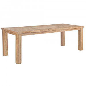 Masa dining exterior maro din lemn 100x240 cm Bounty Bizzotto
