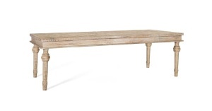 Masa dining maro/alb din lemn 110x240 cm Kaira aGiner y Colomer