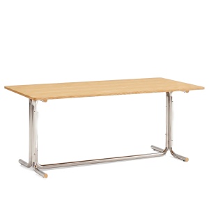 Masa dining maro/argintie 90x180 cm Passama Teulat