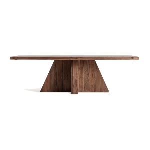 Masa dining maro din lemn 110x260 cm Brutalist Vical Home
