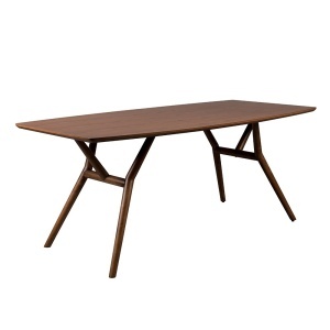 Masa dining maro din lemn 90x180 cm Malaya Dutchbone