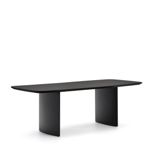 Masa dining neagra 100x200 cm Litto Kave Home