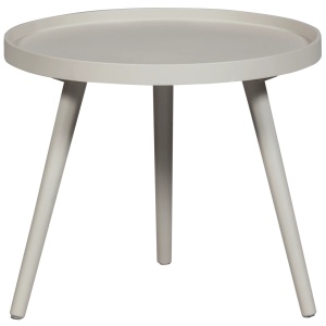 Masa laterala din lemn bej nisipiu 45 cm Mesa Woood