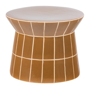 Masa laterala galben miere din ceramica 38 cm Plu Woood
