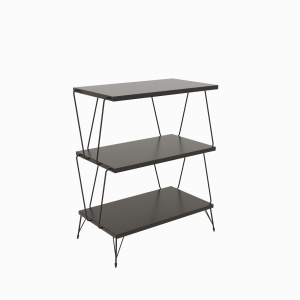Masa laterala gri 30x46 cm Lazandos The Home Collection