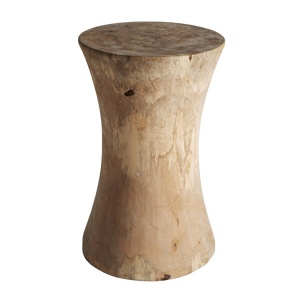 Masa laterala maro din lemn 40 cm Guelma Vical Home