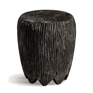 Masa laterala neagra din lemn 45 cm Kepoi Vical Home