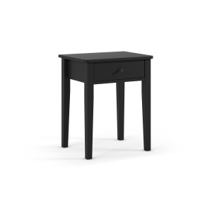 Noptiera neagra din lemn Bart The Home Collection