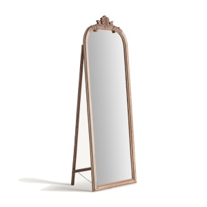 Oglinda de podea maro din lemn 70x196 cm Nektli Vical Home