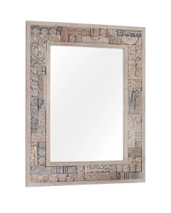 Oglinda dreptunghiulara maro din lemn 85x110 cm Origin Giner y Colomer