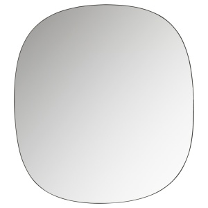 Oglinda neagra din metal 55x60 cm Philou Woood