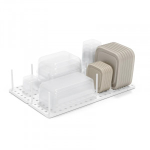 Organizator sertar alb din metal Peggy Umbra