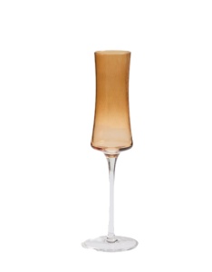 Pahar pentru sampanie maro chihlimbar din sticla 460 ml Auri Kave Home