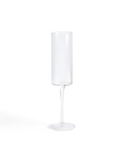 Pahar pentru sampanie transparent din sticla 245 ml Eluria Kave Home
