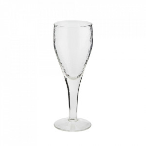 Pahar transparent din sticla pentru vin 7x19 cm Vital Madam Stoltz