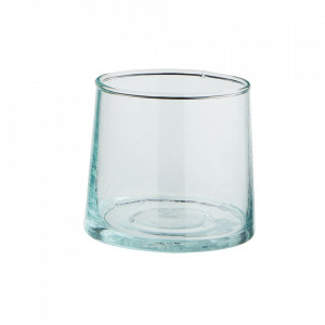 Pahar transparent din sticla reciclata 7x7 cm Camille Madam Stoltz