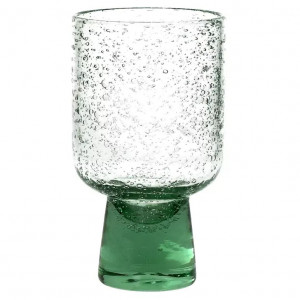 Pahar verde deschis pentru vin din sticla 8x13 cm Stele Pomax