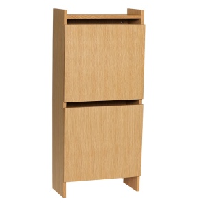 Pantofar de perete maro din lemn Forma Hubsch