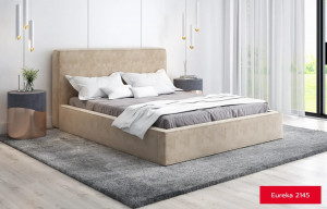Pat bej din catifea 180x200 cm Totti Eureka FURPOL