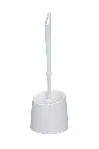 Perie toaleta alba din plastic Nomica Wenko