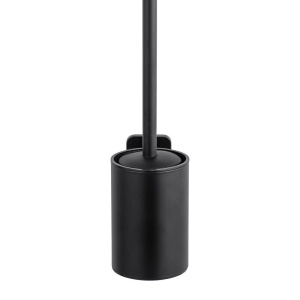 Perie toaleta neagra din metal Porto Wenko