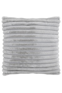 Perna argintie din fibre sintetice 45x45 cm Plush Lalee