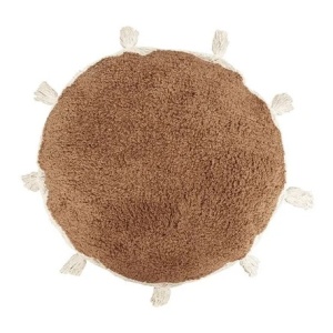 Perna de podea maro teracota/crem din bumbac 48 cm Sind Lorena Canals