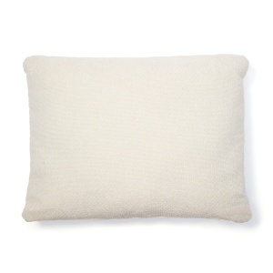 Perna dreptunghiulara ecru din fibre sintetice 36x47 cm Martina Chenille Kave Home