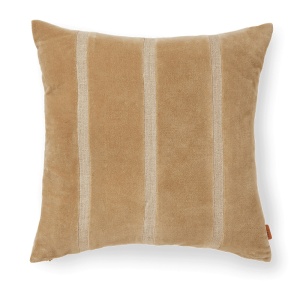 Perna patrata bej din catifea 50x50 cm Senti Ferm Living