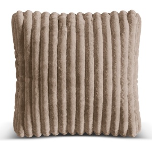 Perna patrata maro deschis din catifea 55x55 cm Martina Corduroy Micadoni