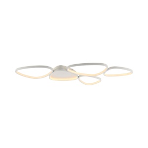 Plafoniera alba din metal Peblles Zuma Line
