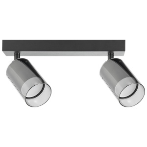 Plafoniera cu 2 spoturi neagra din metal Ren Zuma Line