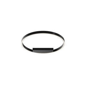 Plafoniera neagra din metal Rim Luminaire Maytoni