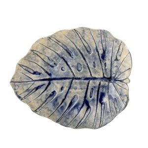 Platou albastru din ceramica 27x33 cm Rowan Creative Collection