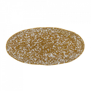 Platou maro din ceramica 18x37 cm Carmel Bloomingville