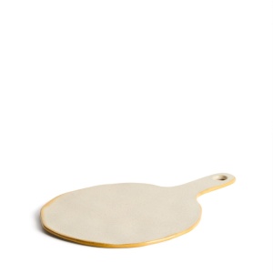 Platou pentru servire crem din ceramica 22x33 cm Belor Kave Home