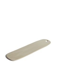 Platou pentru servire ivoriu din ceramica 12x43 cm Aderno Kave Home