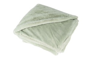 Pled verde jad din fibre sintetice 150x200 cm Heaven Lalee