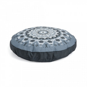 Puf rotund gri 60 cm Aideen Kave Home
