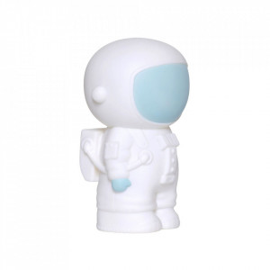 Pusculita alba/albastra din PVC 16 cm Astronaut A Little Lovely Company