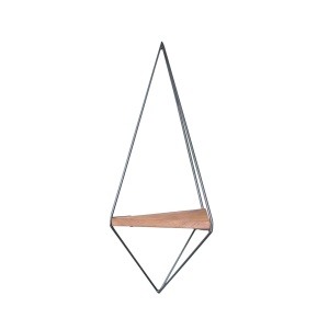 Raft maro/negru din lemn 60 cm Trap The Home Collection