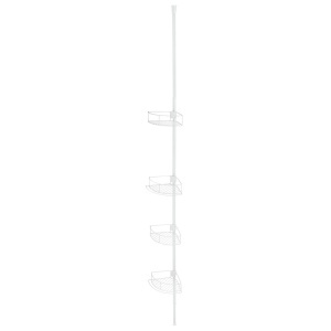 Raft pentru baie alb din metal Dolcedo Wenko