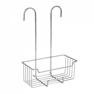 Raft pentru baie argintiu din metal 25 cm Milo Wenko