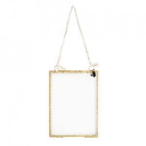 Rama foto din metal auriu 15x20 cm Ribbon Madam Stoltz