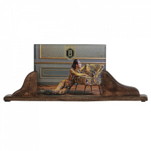 Rama foto maro din lemn de mango 14x35 cm Beloved Be Pure Home