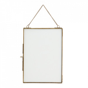 Rama foto suspendabila maro alama din metal 21x30 cm Raehr Madam Stoltz